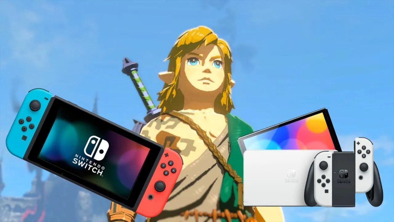 the legend of zelda tears of the kingdom nintendo switch oled