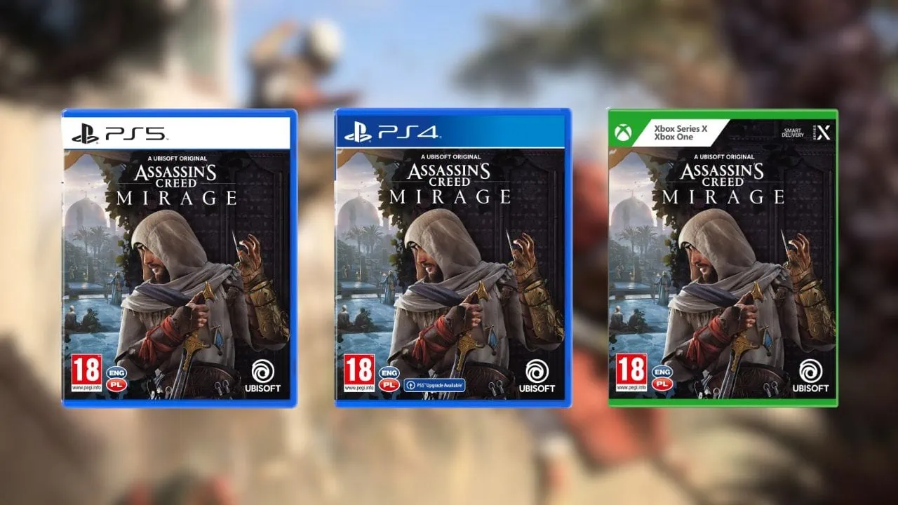 Pudełkowe wydanie Assassin's Creed Mirage na PlayStation i Xboxy dostępne  od 159 zł