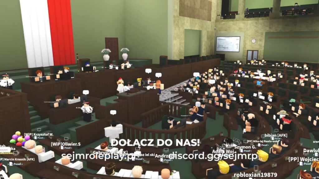 Sejm RP w Roblox