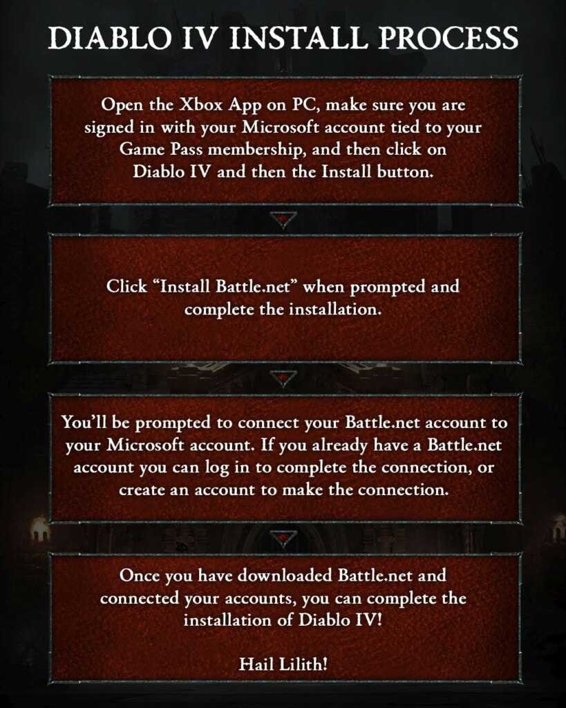 Diablo 4 instalacja Xbox Game Pass