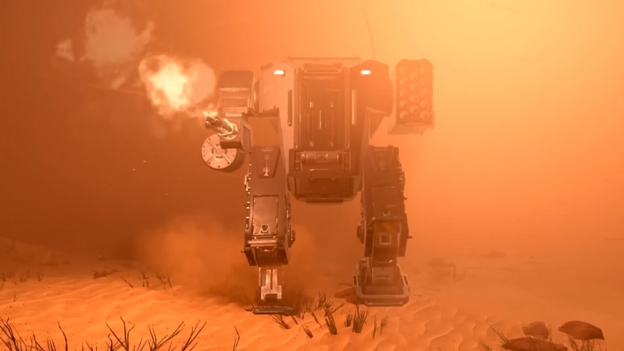 Helldivers 2 mech