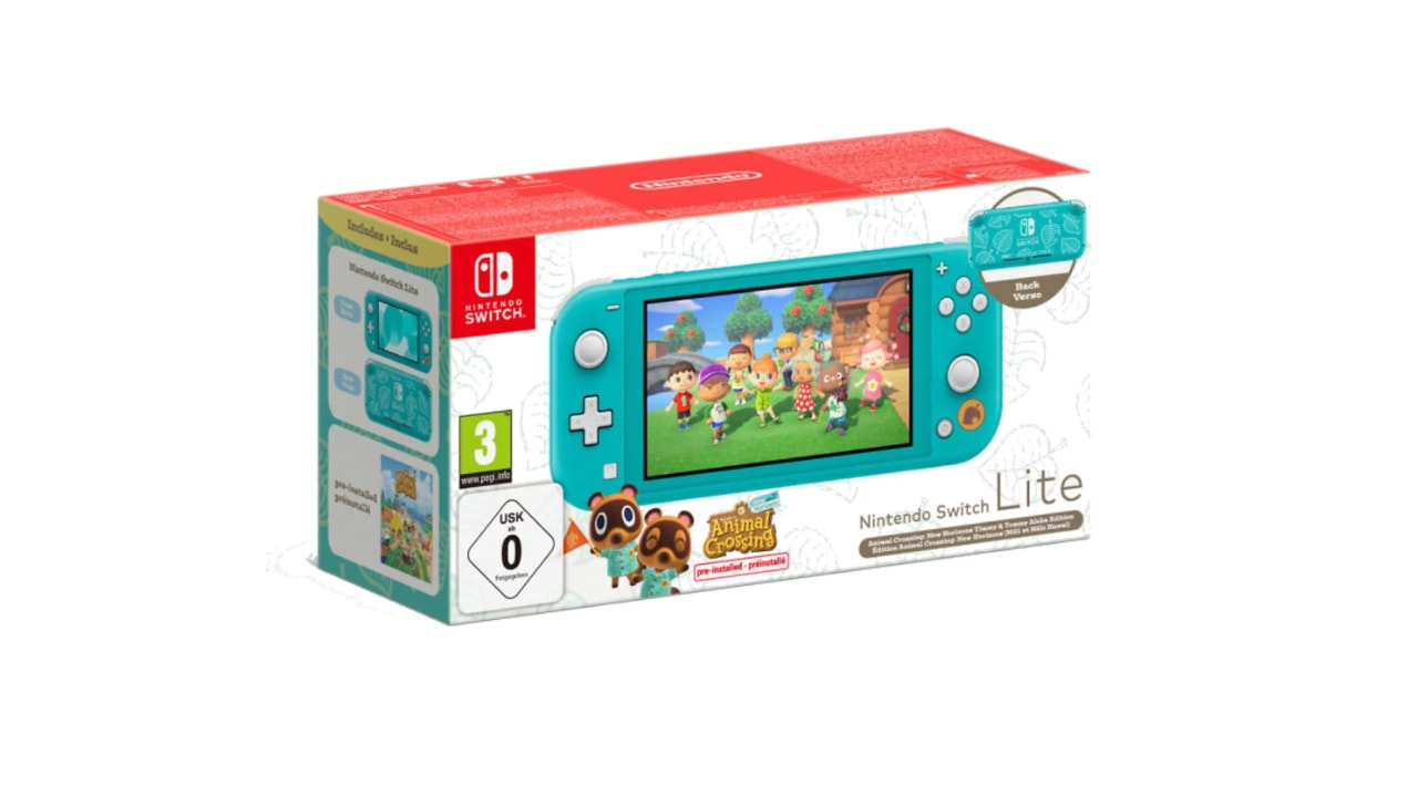 Nintendo Switch Lite (turkusowy) + Animal Crossing New Horizons