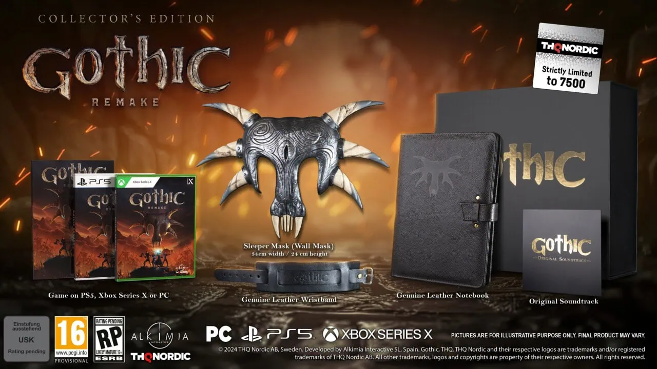 Preordery na Gothic Edycja Kolekcjonerska na PC, PS5 i Xboxa Series X dostępne za 999 zł