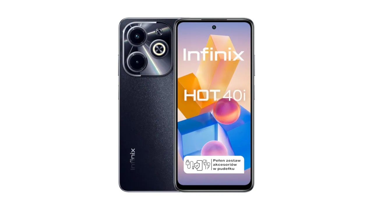 Smartfon INFINIX Hot 40i 8/256GB 6.56″ dostępny w promocji za 596 zł (taniej o 50 zł)