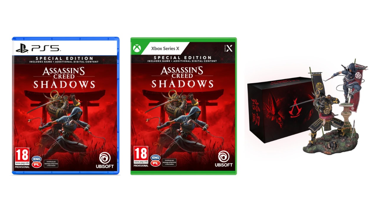 Kup Assassin’s Creed Shadows już od 319 zł! Ruszyły zamówienia na edycję specjalną, Gold i kolekcjonerską