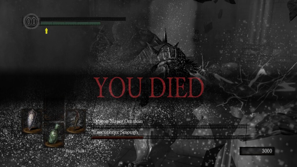 Dark Souls you died