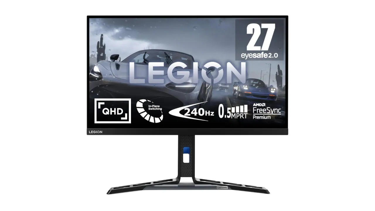 Monitor Lenovo Legion Y27QF-30 (27″ IPS WQHD 240 Hz) dostępny w promocji za 1499 zł (100 zł taniej)