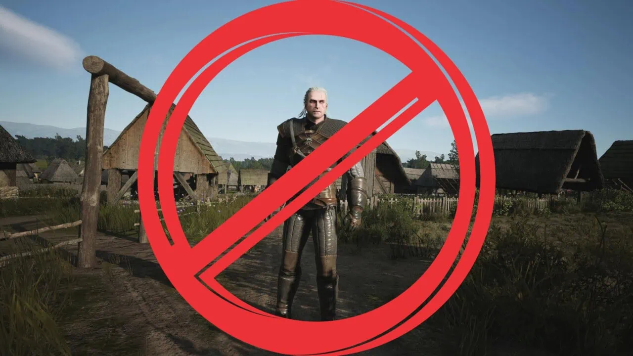 Manor Lords mod Geralt