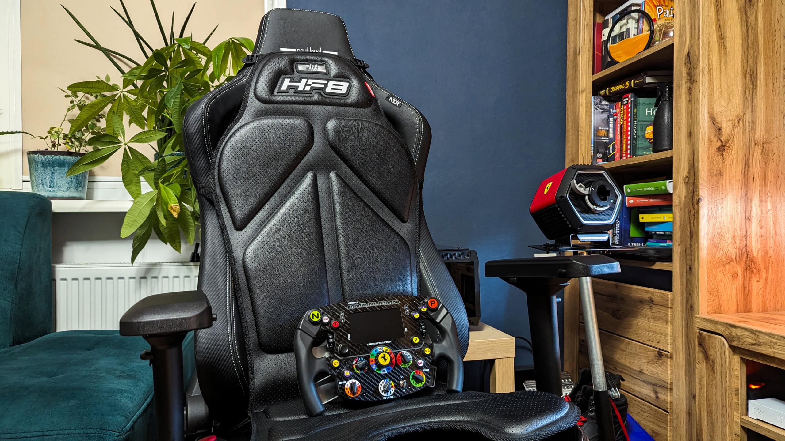 Next Level Racing HF8, Thrustmaster T818, Next Level Racing Elite Gaming Chair