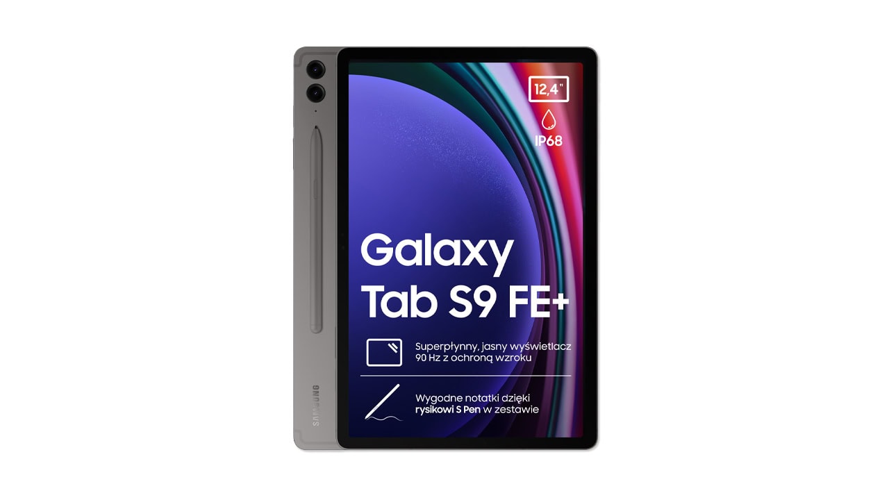 Tablet Samsung Galaxy Tab S9 FE+ 8/128 GB Wi-Fi (12,4” IPS 90 Hz) dostępny za 2399 zł (możliwe 2278,05 zł)