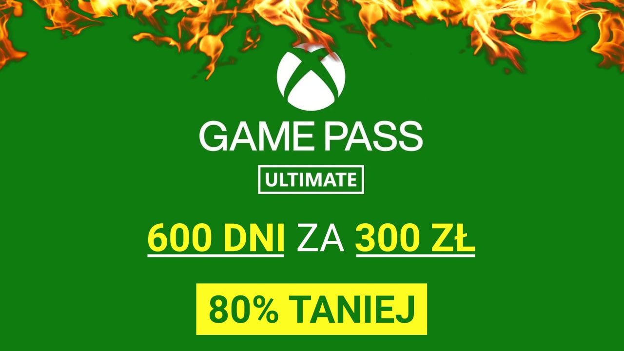 Xbox Game Pass Ultimate 600 dni za 300 zł