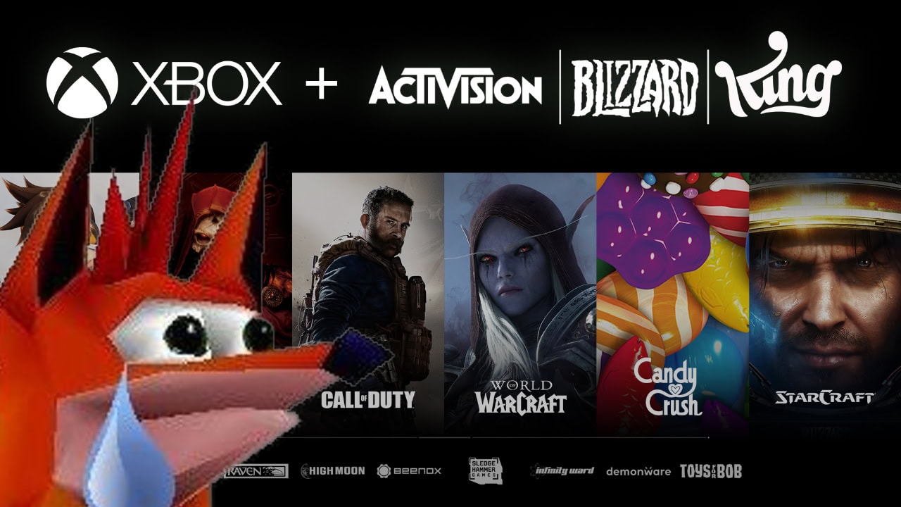 Microsoft Activision Blizzard Crash Bandicoot