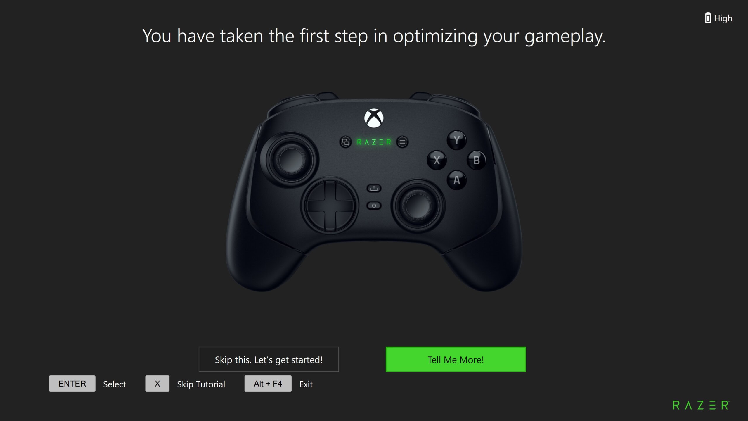 Razer Controller Setup