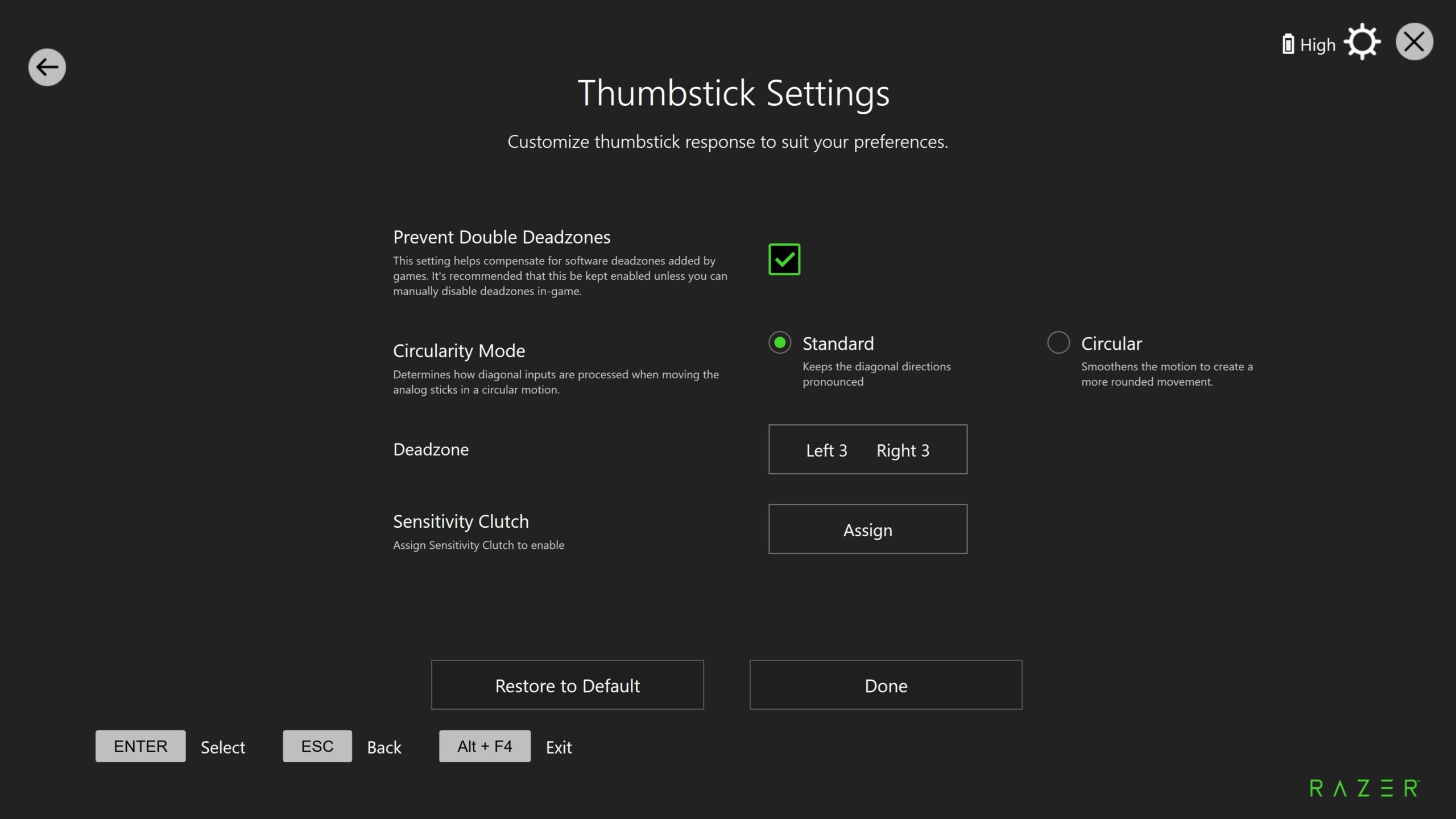 Razer Controller Setup