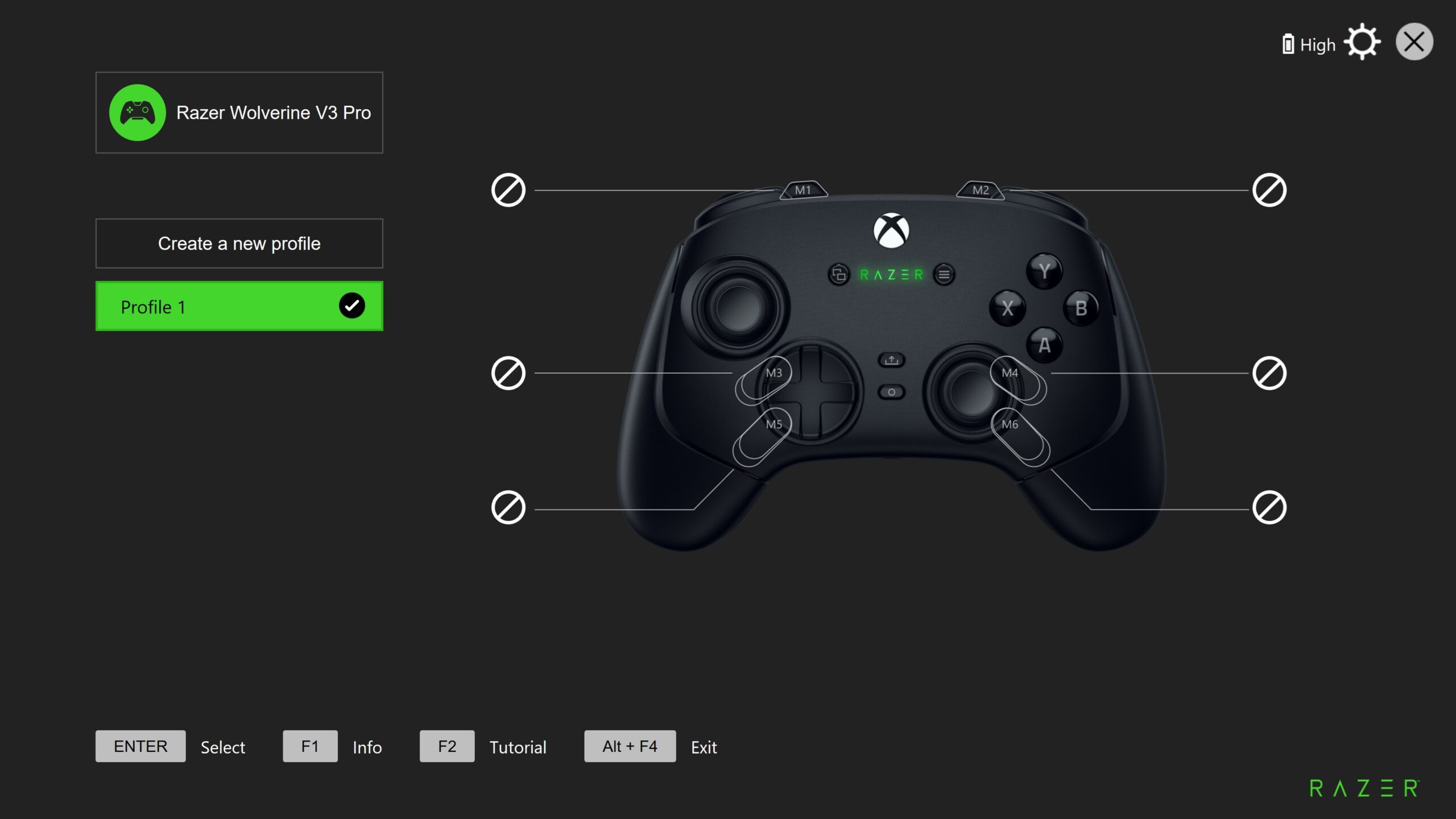 Razer Controller Setup