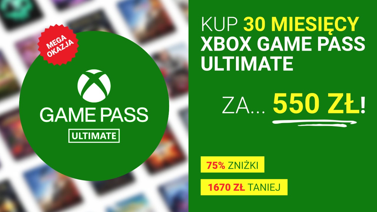 [OKAZJA ROKU] Kup 30 miesięcy Xbox Game Pass Ultimate za 550 zł! Subskrypcja aż 75% taniej z naszym poradnikiem