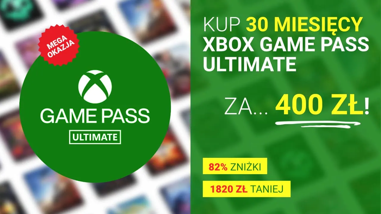 [OKAZJA ROKU] Kup 30 miesięcy Xbox Game Pass Ultimate za 400 zł! Subskrypcja aż 82% taniej z naszym poradnikiem