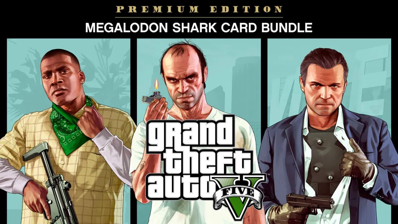 GTA V: Premium Online Edition & Megalodon Shark Card Bundle na Xboxa dostępne za 40 zł! Świetne cena