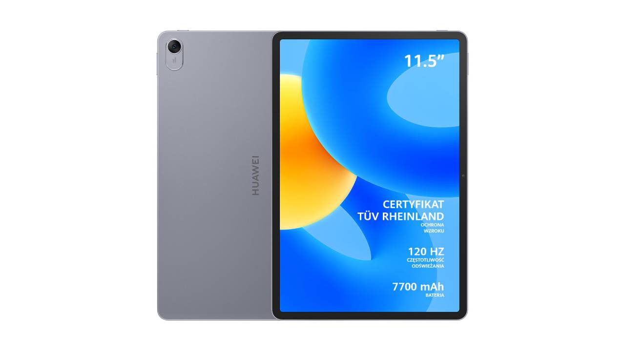 Tablet Huawei MatePad Wi-Fi 6/128 GB (11,5” IPS QHD 120 Hz) dostępny za 799 zł (możliwe 759,05 zł)