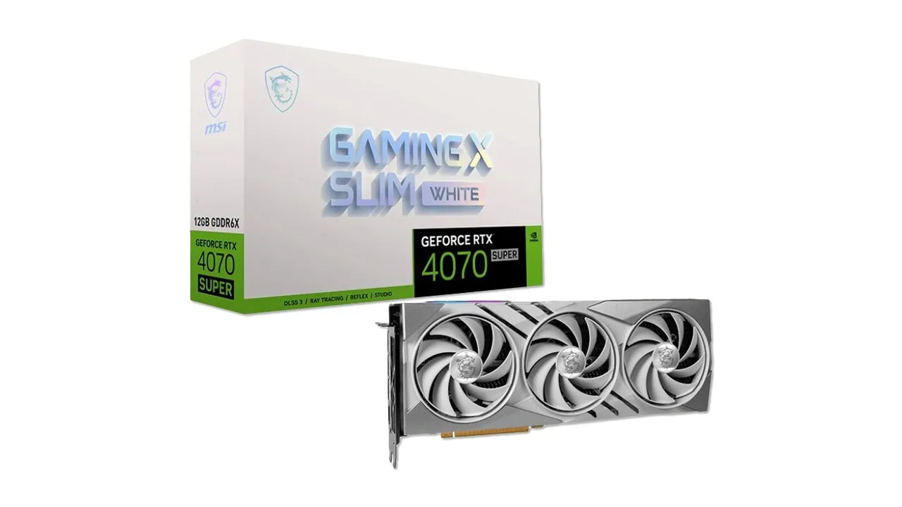 MSI GeForce RTX 4070 Super Gaming X Slim za 3098,99 zł! Potężna karta graficzna dostępna w niższej cenie