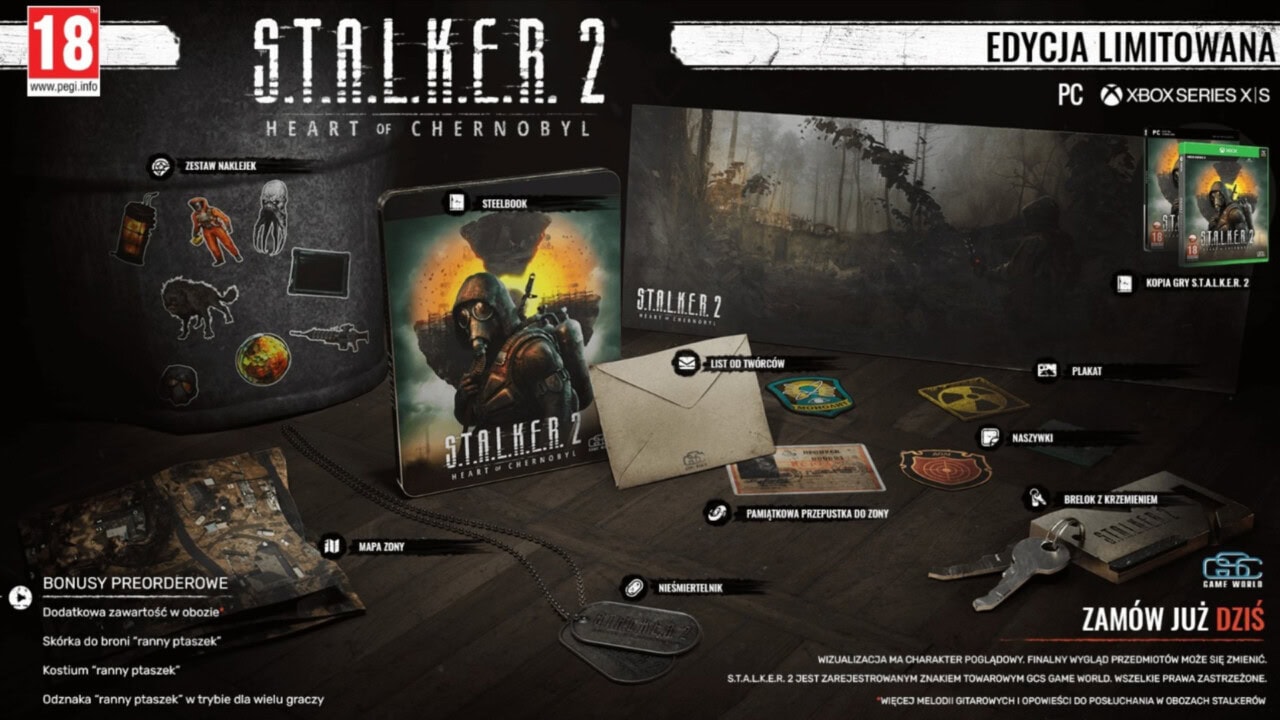 S.T.A.L.K.E.R 2: Serce Czarnobyla Edycja Limitowana (PC, Xbox Series X|S) dostępna już od 219,99 zł z wysyłką