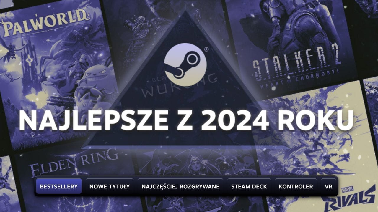 Steam najlepiej zarabiające gry 2024