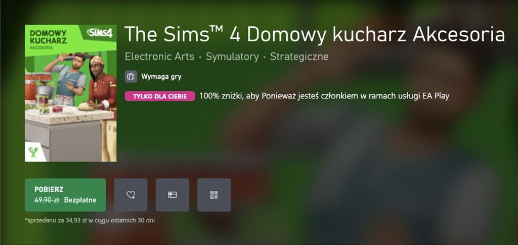 The Sims 4 Domowy Kucharz