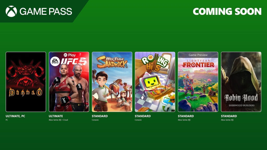 Xbox Game Pass styczeń 2025