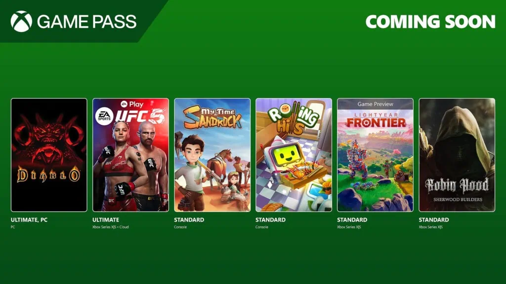 Xbox Game Pass styczeń 2025