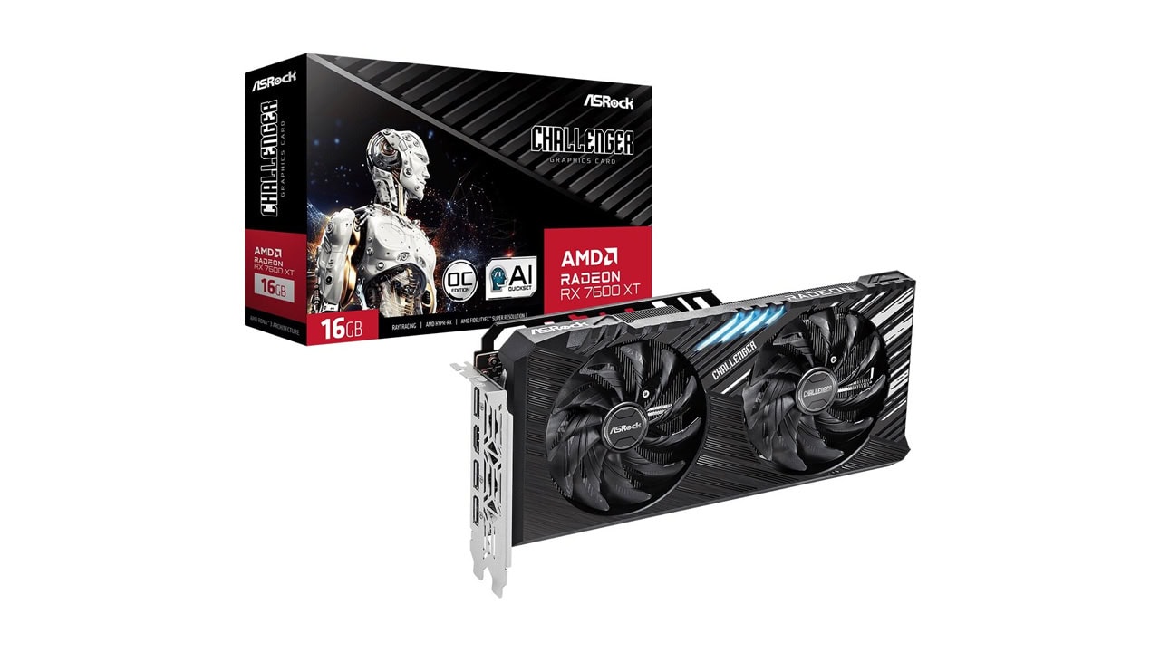Karta graficzna ASRock Radeon RX 7600 XT Challenger OC 16GB dostępna za 1379 zł (160 zł taniej)