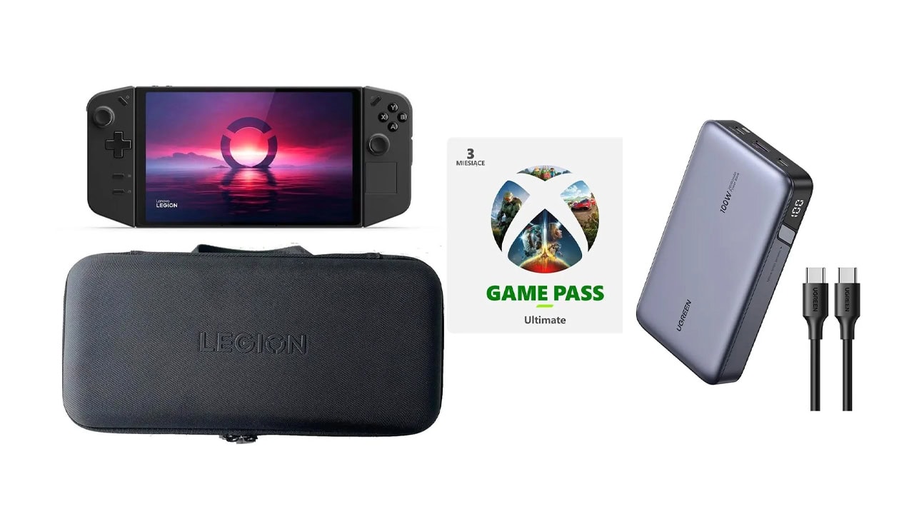 Konsola Lenovo Legion Go + 3 miesiące Game Pass Ultimate + powerbank w promocji za 2799 zł (taniej o 229 zł)