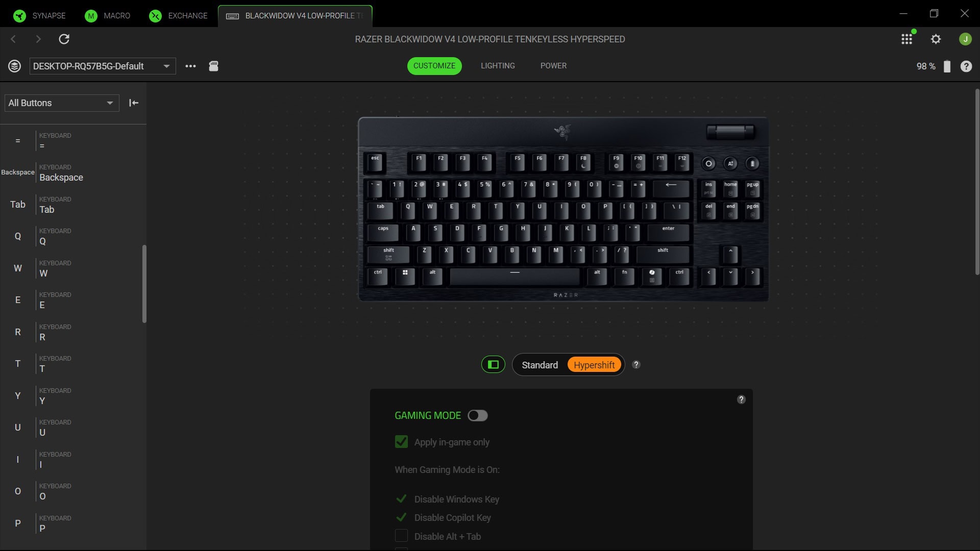 Razer Synapse 4