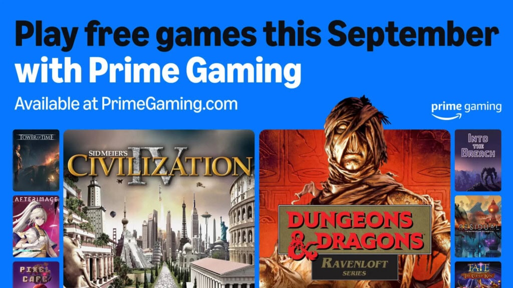 Amazon Prime Gaming - darmowe gry na wrzesień 2025