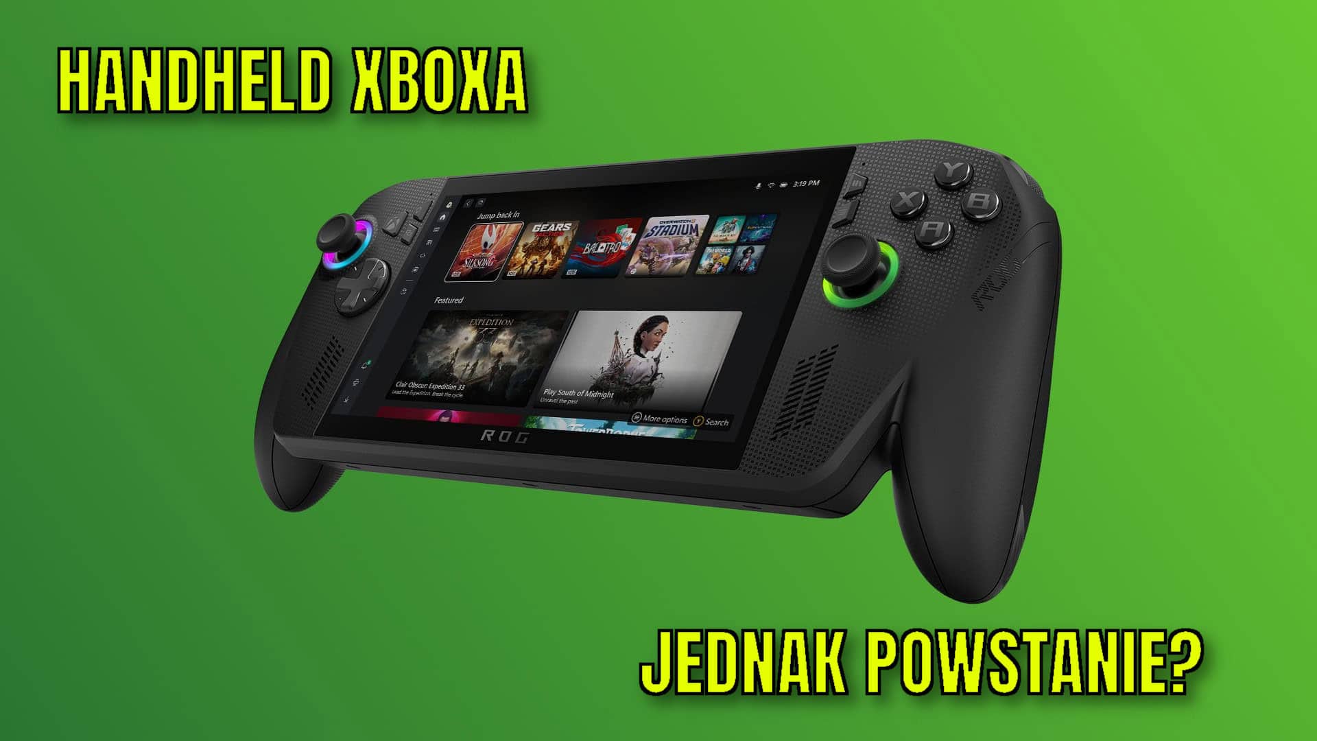 Handheld Xboxa przez cały czas w planach Microsoftu? kooperacja z Asusem miała mieć konkretny cel