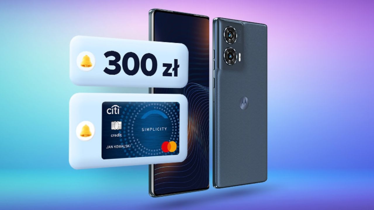 MEGA OKAZJA: Smartfon Motorola Edge 50 Fusion ZA DARMO przy wyrobieniu karty! Oferta tylko dla pierwszych 500 osób