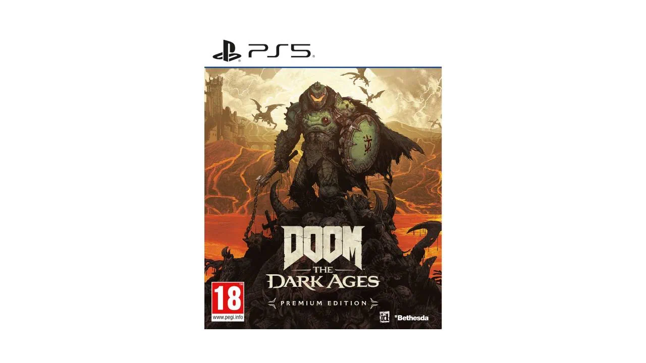 Doom: The Dark Ages Premium Edition na PS5 w wydaniu fizycznym za 329,99 zł (taniej o 100 zł)