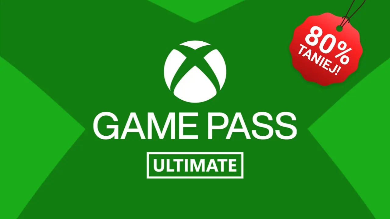 Xbox game Pass Ultimate 80% taniej