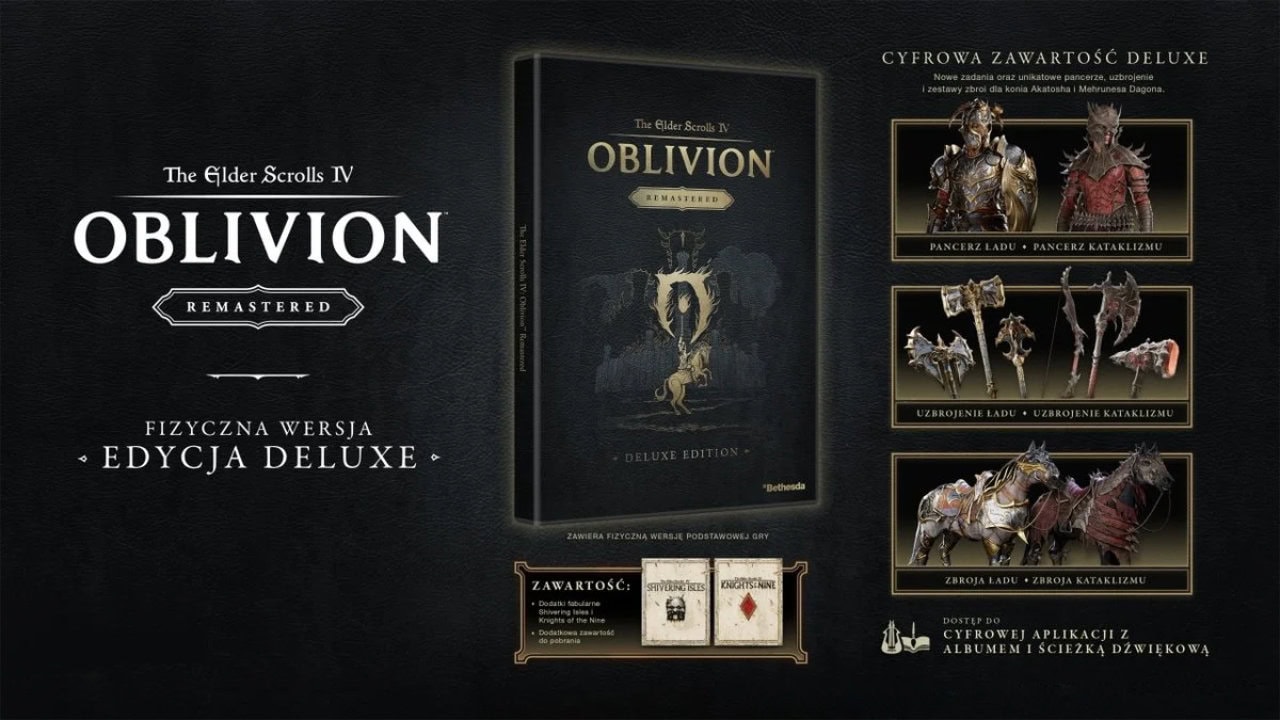 The Elder Scrolls IV: Oblivion Remastered Deluxe Edition na PS5 za 109,99 zł (aż 50 zł taniej!)