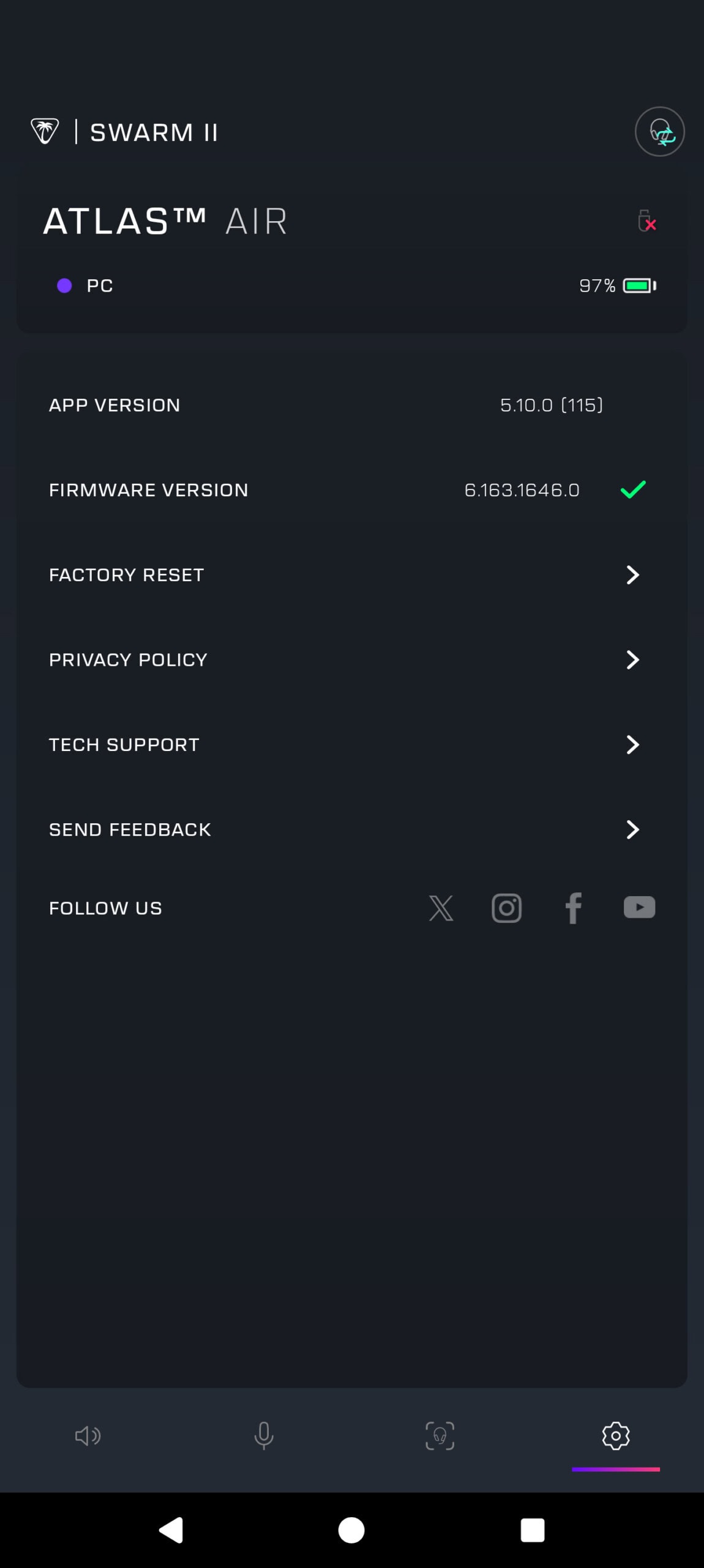 Turtle Beach Swarm II Android