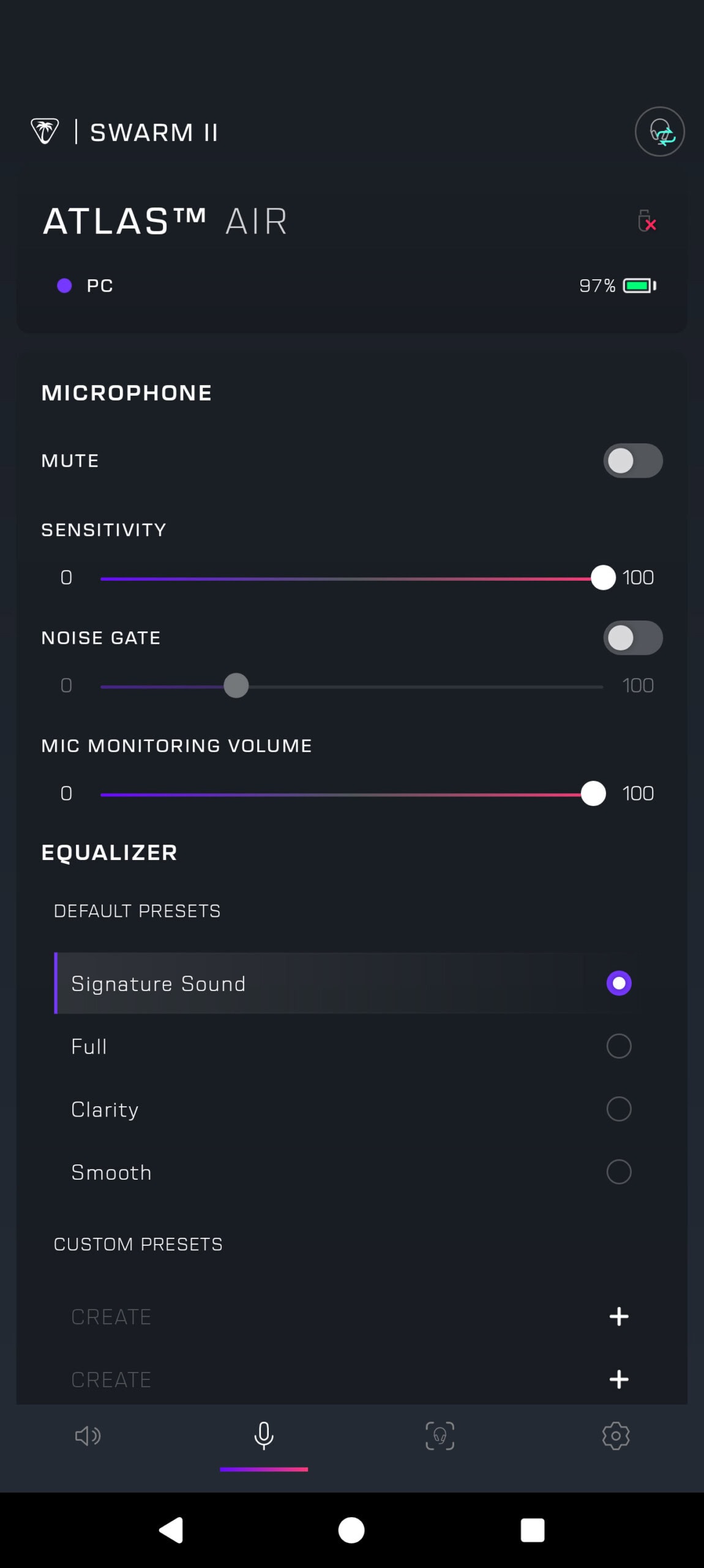 Turtle Beach Swarm II Android