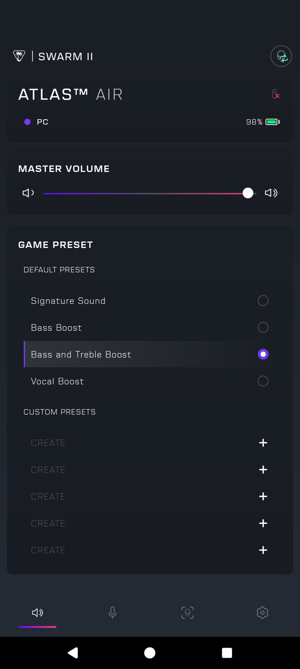 Turtle Beach Swarm II Android