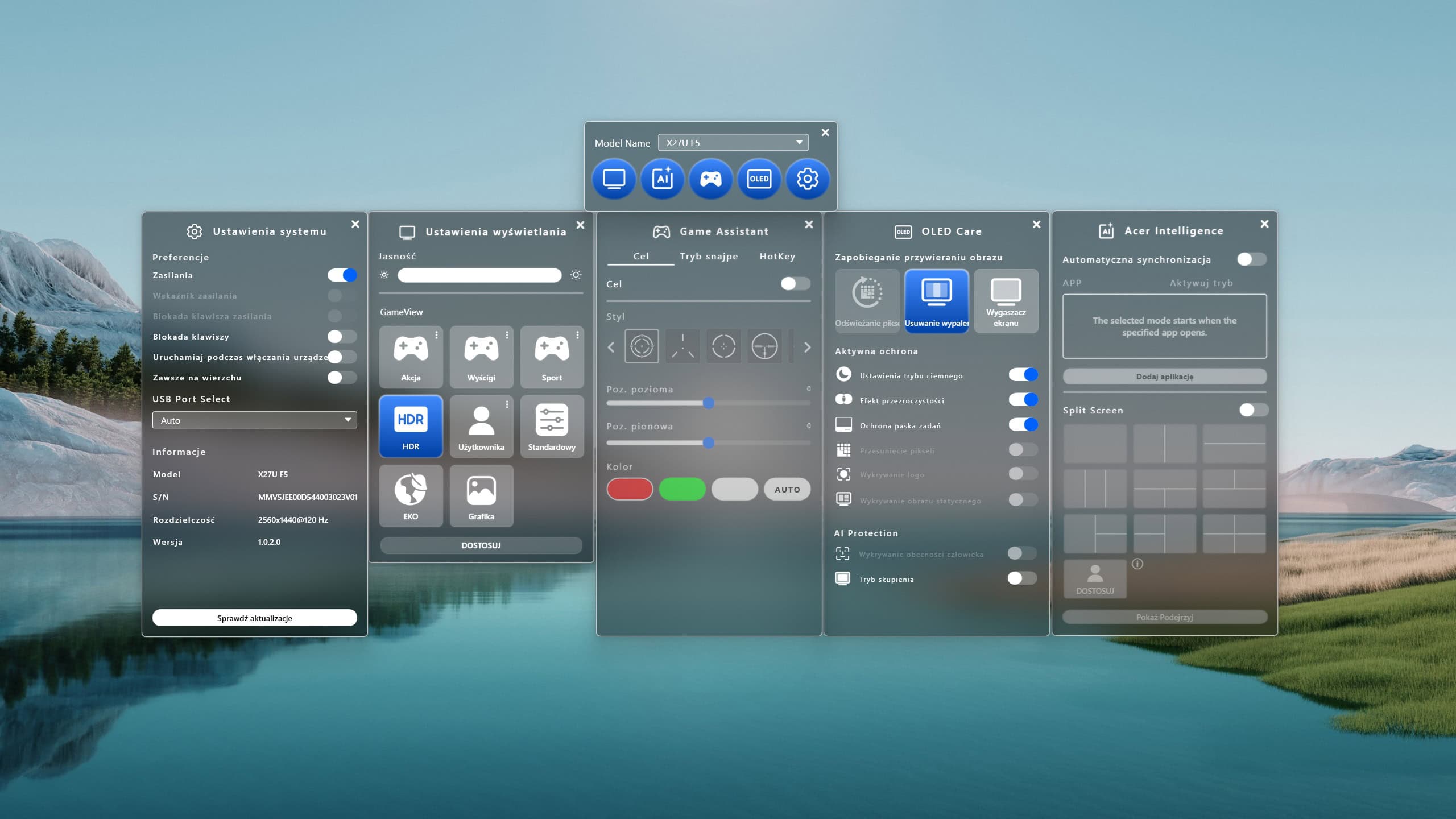 Acer Display Widget