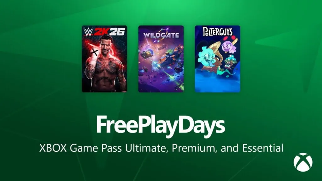 Gry w Xbox Free Play Days - 30.07-02.08.2026