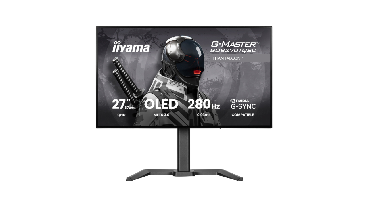 Monitor iiyama G-Master Titan Falcon (27″ OLED WQHD 280 Hz) w promocji za 1499 zł (500 zł taniej!)