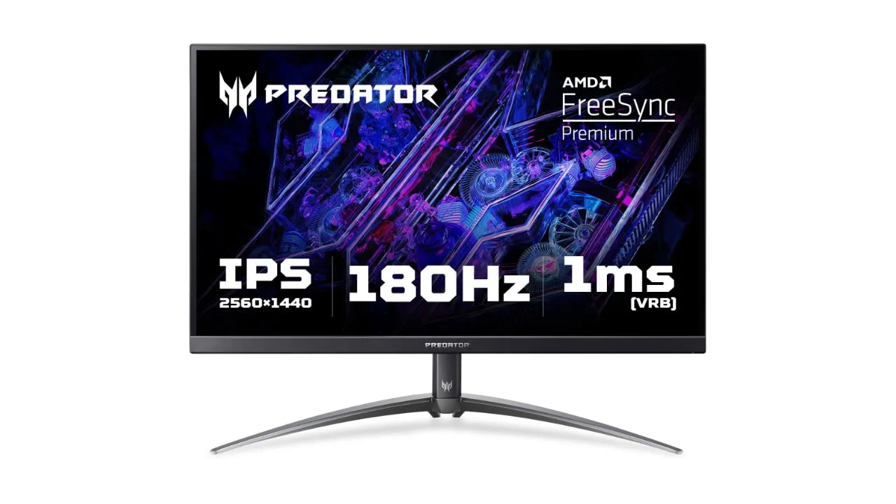 Monitor Acer Predator (27″ IPS WQHD 180 Hz) dostępny za 799 zł (200 zł taniej)