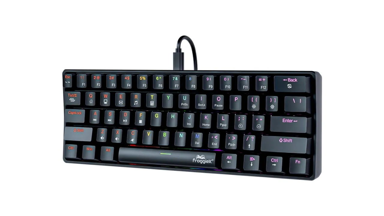 Klawiatura FroggieX Raven Strike (Outemu Red) dostępna w promocji za 49 zł (60 zł taniej!)