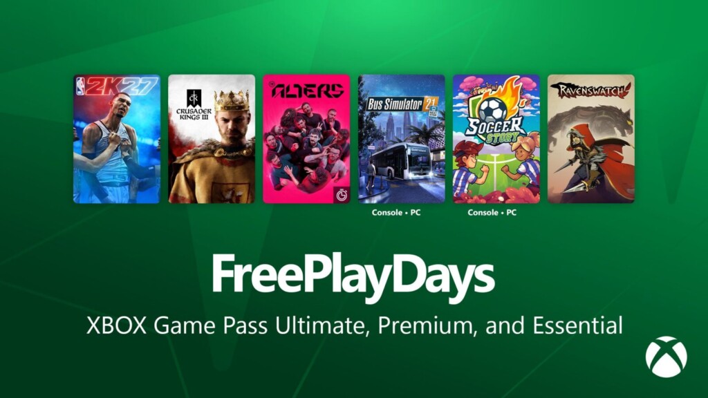 Gry w Xbox Free Play Days - 15-18 października 2026