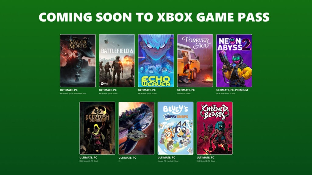 Gry w Xbox Game Pass na październik 2026 (cz. 1)