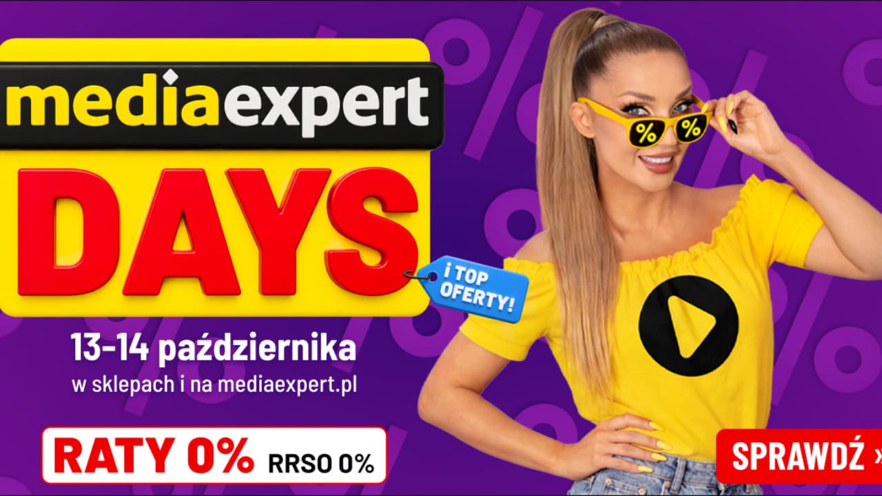 Media Expert Days wystartowały. Na skorzystanie macie czas tylko do środy