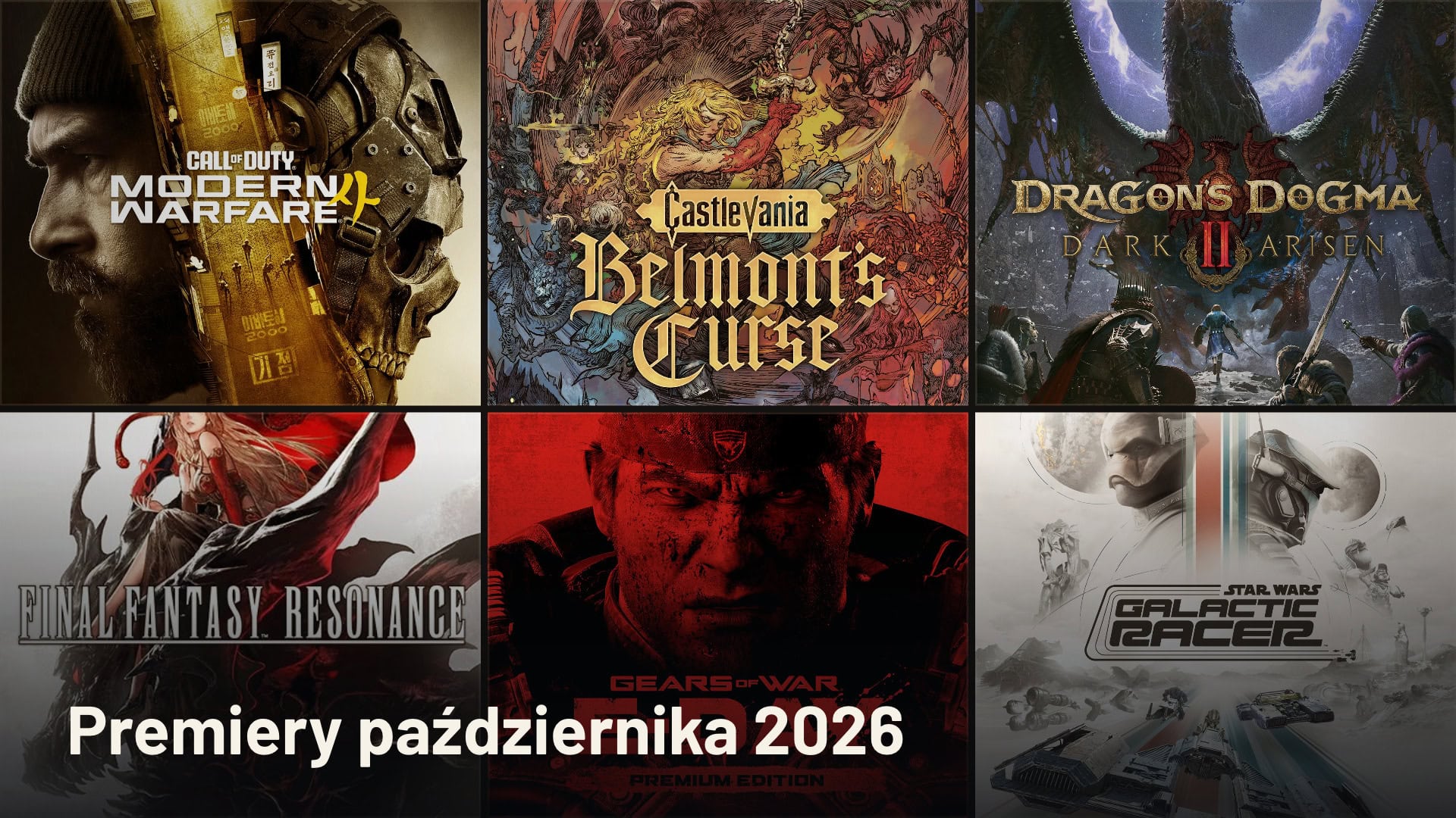 Najgorętsze premiery gier w październiku 2026. Oto 6 tytułów, które warto mieć na uwadze